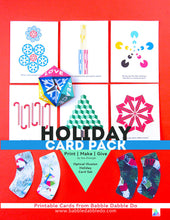 Load image into Gallery viewer, Printable Holiday Card Pack