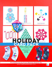 Load image into Gallery viewer, BUNDLE: Paper Toys, Holiday Cards, & Bonus Printables