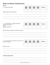 Load image into Gallery viewer, Balance Hearts STEAM Activity Lesson Plan