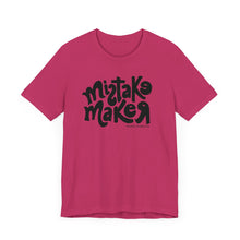 Load image into Gallery viewer, MISTAKE MAKER Black Logo Unisex Jersey Short Sleeve Tee