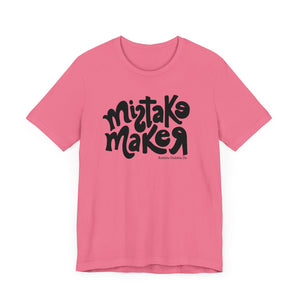 MISTAKE MAKER Black Logo Unisex Jersey Short Sleeve Tee