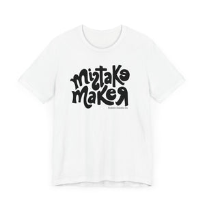 MISTAKE MAKER Black Logo Unisex Jersey Short Sleeve Tee