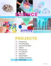 Load image into Gallery viewer, 10 Science Activity Cards: CLASSICS