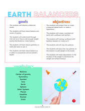 Load image into Gallery viewer, Earth Balancers STEAM Activity Lesson Plan