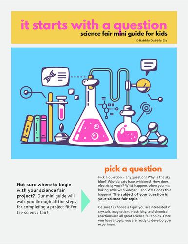 Science Fair Mini Guide for Kids